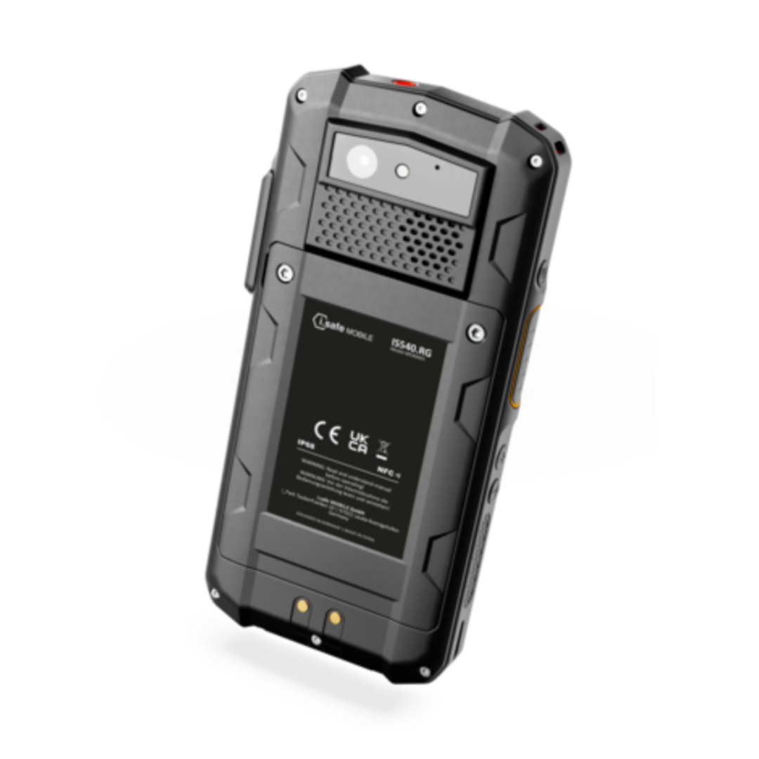 Smartphone ATEX con lector de código de barras y GPS | IS540.RG | i.safe MOBILE